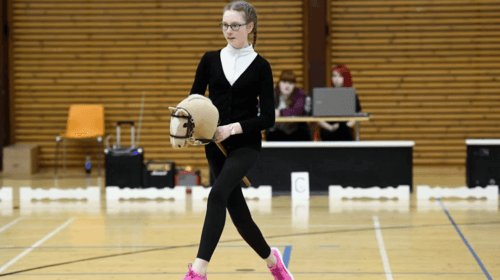 Хоббихорсинг. Выездка